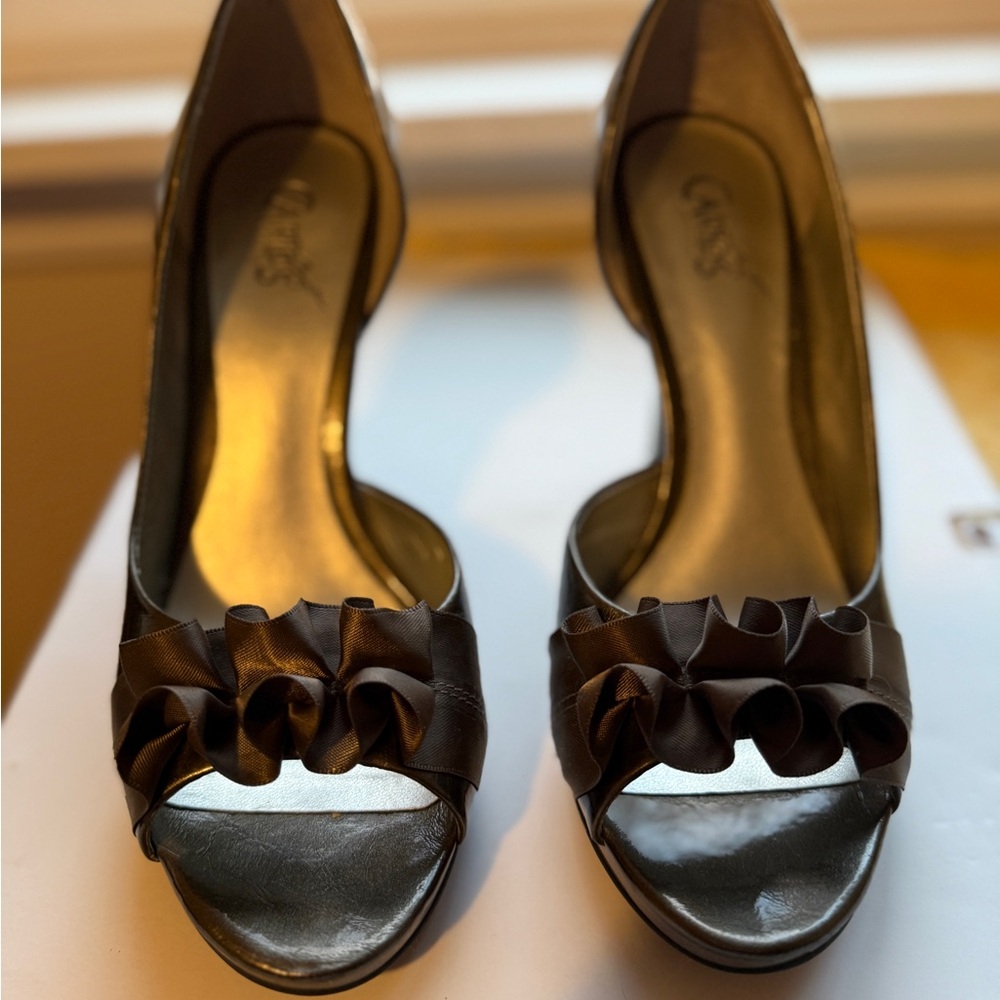 Carlos Santana Open-Toe 3 1/2 Heel